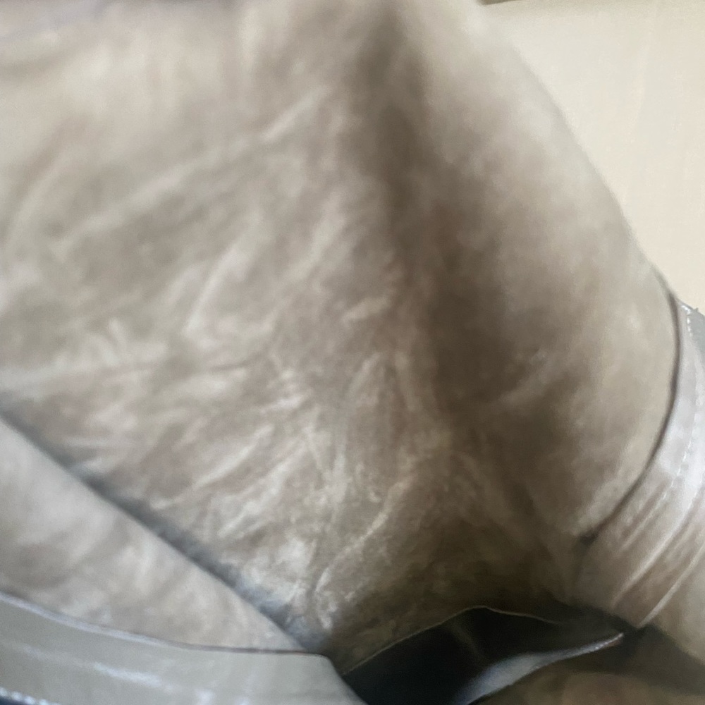 Barneys New York co op beige soft leather boots - Picture 10 of 13